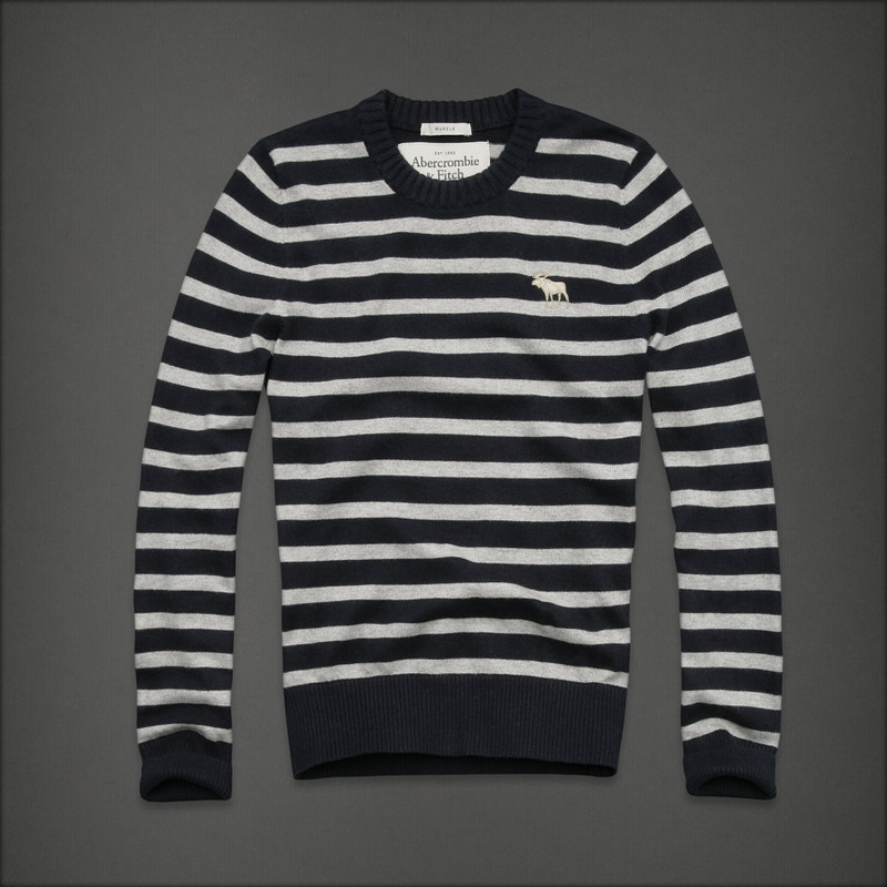 Abercrombie Fitch Hombres De Cuello Redondo Jersey AF6301